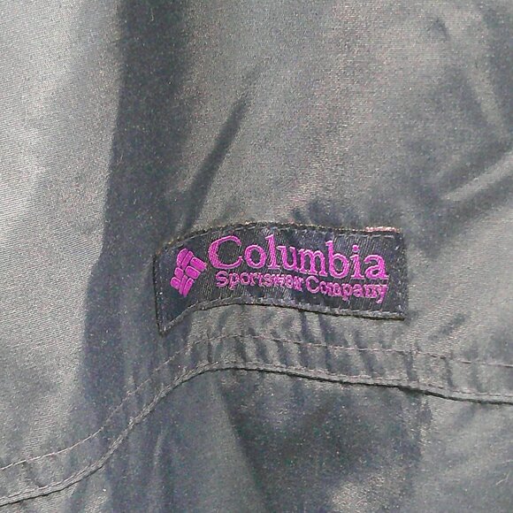 Vintage Columbia Retro Ski Jacket - Longs Peak Size M | Navy Purple Teal - Picture 4 of 12